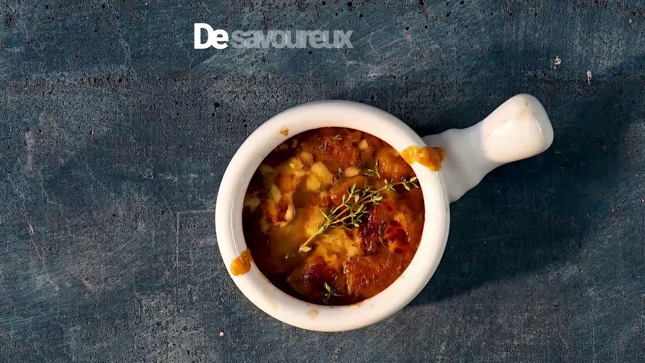 Soupes d’automne – Soupe à L’oignon Gratinée – Les Aliments M&M