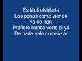 Letra de David Kada-tu amor fue diferente