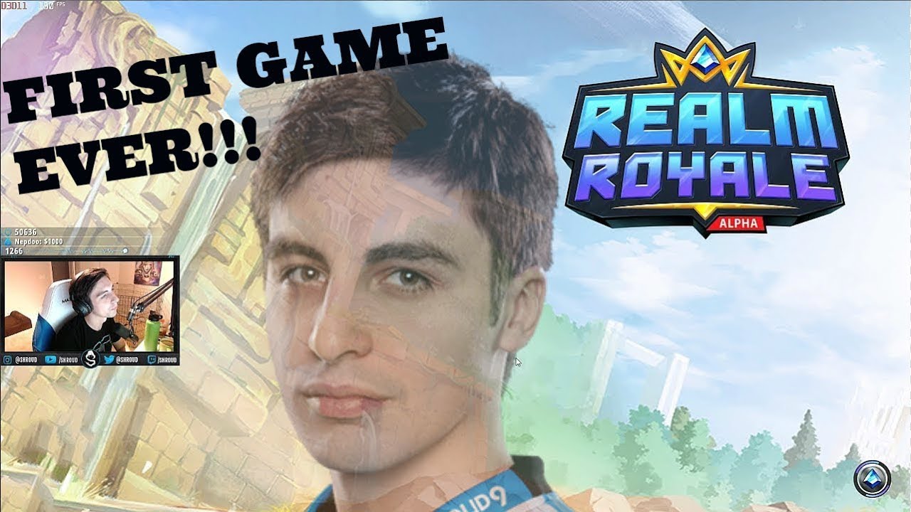 Shroud's first game! - Realm Royale - Full Game