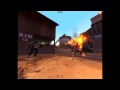 TF2 editor test pyro burns scout tiled.