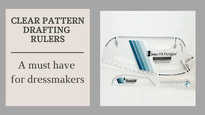 Clear pattern drafting rulers - A must have for dressmakers