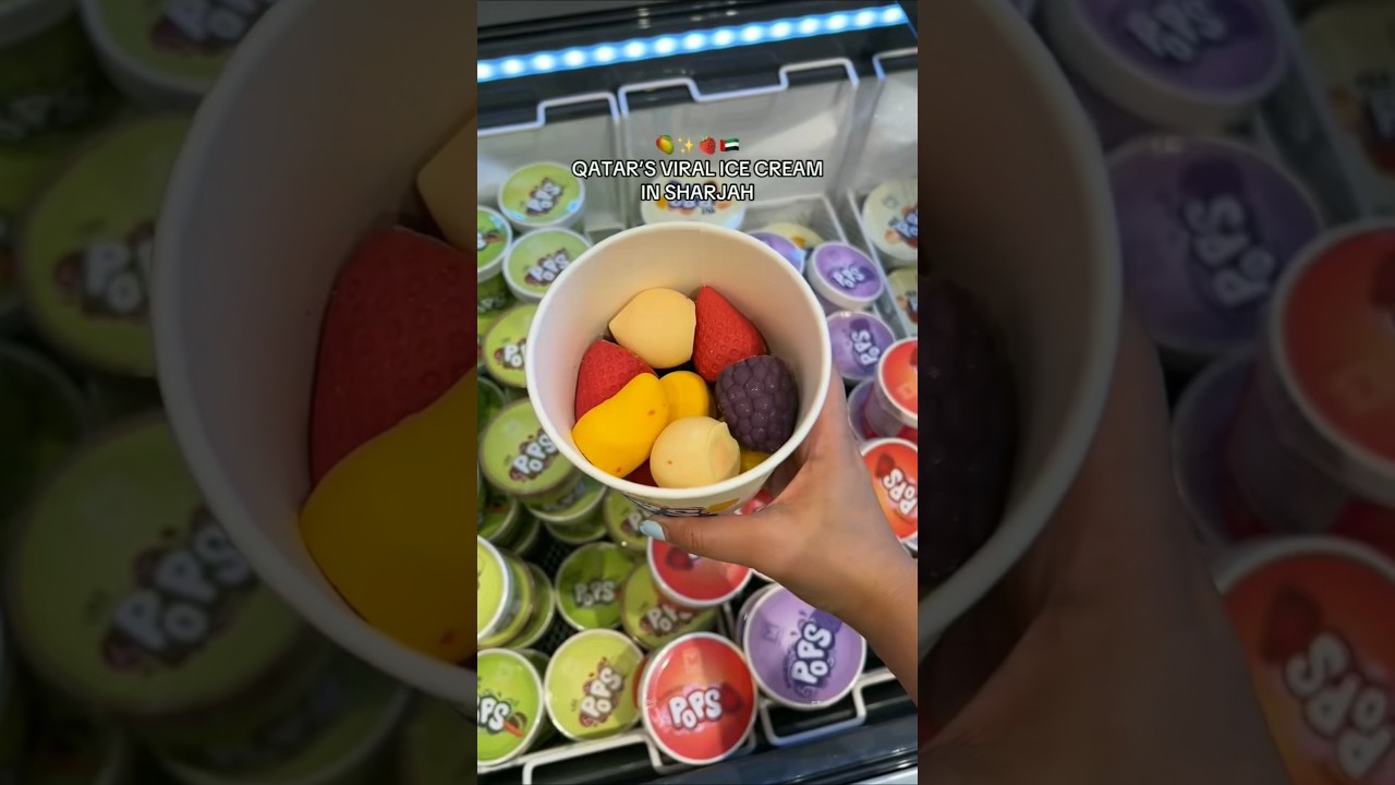 Viral Qatar's icecream in Dubai😍🇦🇪 