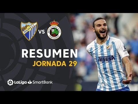 Malaga Santander Goals And Highlights