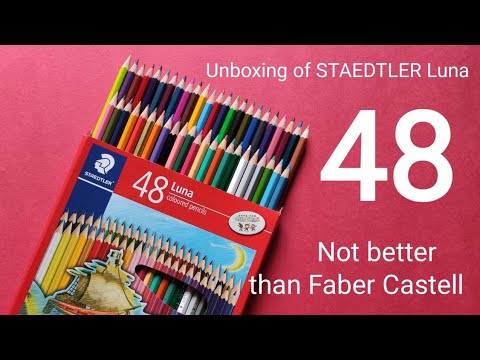  Staedtler  Luna  color  pencil  review  unboxing and review  