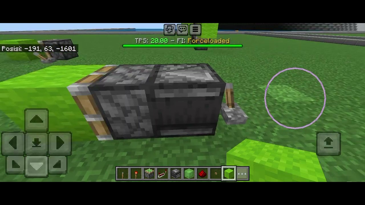 One tick sticky piston bedrock 