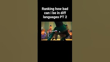 Ranking how bad can i be in diffrent languages pt 2.#famousshorts #howbadcanibe #lorax #thelorax