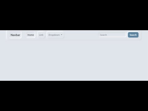 Neumorphism Responsive Navbar using Bootstrap 4 (Code link in Description)