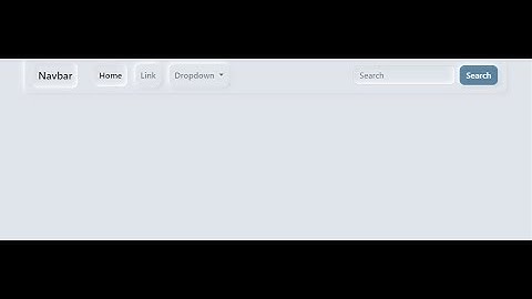 Neumorphism Responsive Navbar using Bootstrap 4 (Code link in Description)