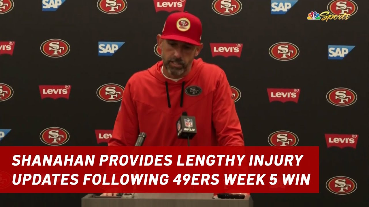 Injury updates from 49ers Week 5 win over Panthers