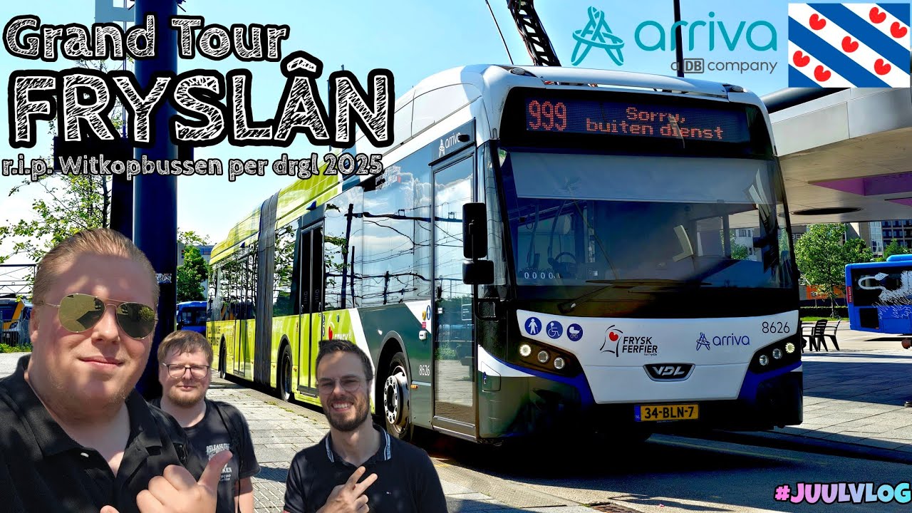 DWARS door FRYSLÂN met Arriva | Nationaal Modelspoor Museum Sneek & Lijn van de toekomst | #juulvlog