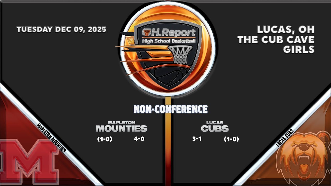 Mapleton @ Lucas - Girls Hoops