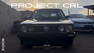 INTRODUCING My Golf 1 Project CRL 001 🔥|The start of something big….pt1