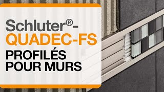 Comment installer un profilé pour carreaux décoratifs au mur : Schluter®-QUADEC-FS