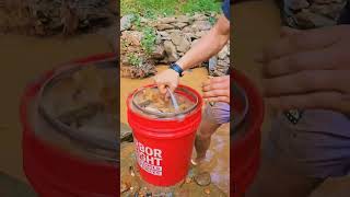 Bedrock Cracking 4 gold #goldnugget...