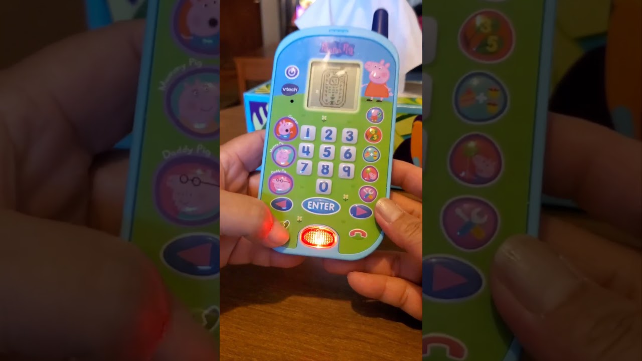 WOW! ASMR! TRY & LEARN PEPPA'S PIG PHONE! 