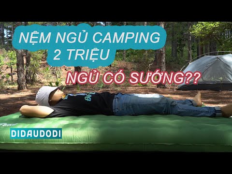 Video Nệm ngủ cắm trại bơm hơi 2 người siêu êm ái - youtube