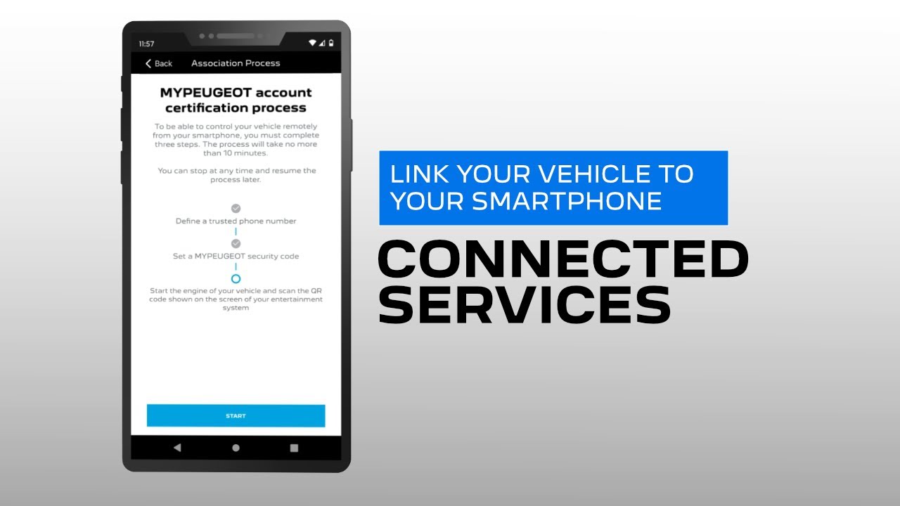 Peugeot Tutorial | Connected Services | How to link your vehicle to your phone