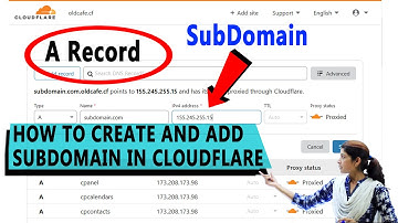 How to create and add subdomain in Cloudflare?