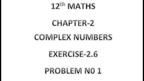 12TH MATHS EXERCISE 2.6 Q.NO-1 #IF z=x+iy  IS A COMPLEX NUMNER SUCH THAT |z-4i/z+4i|=1 , SHOW.....