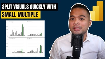 How to use SMALL MULTIPLES to SPLIT VISUALS and get an OVERVIEW  // Beginners Guide to Power BI