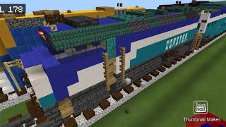 Minecraft coaster train f40ph locomotive tutorial