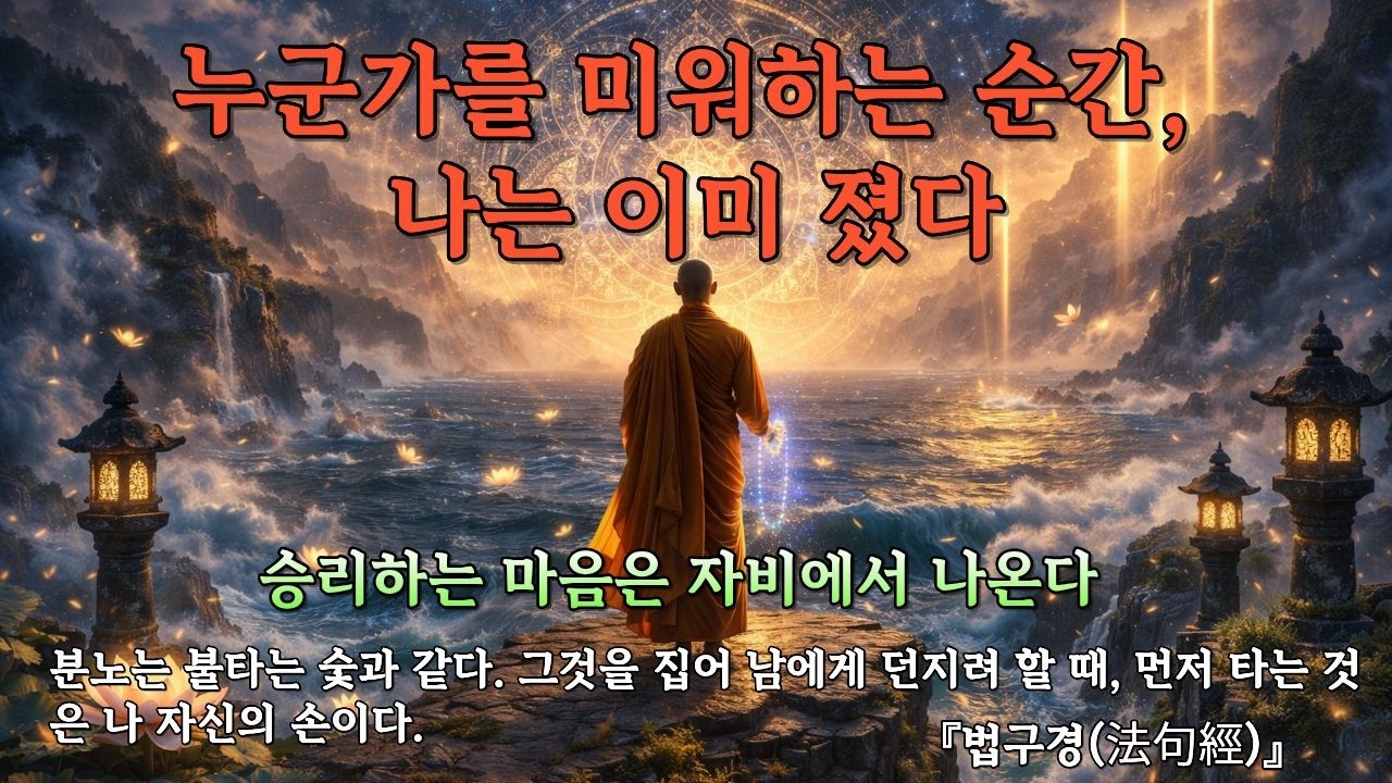 누군가를 미워하는 순간, 나는 이미 졌다
