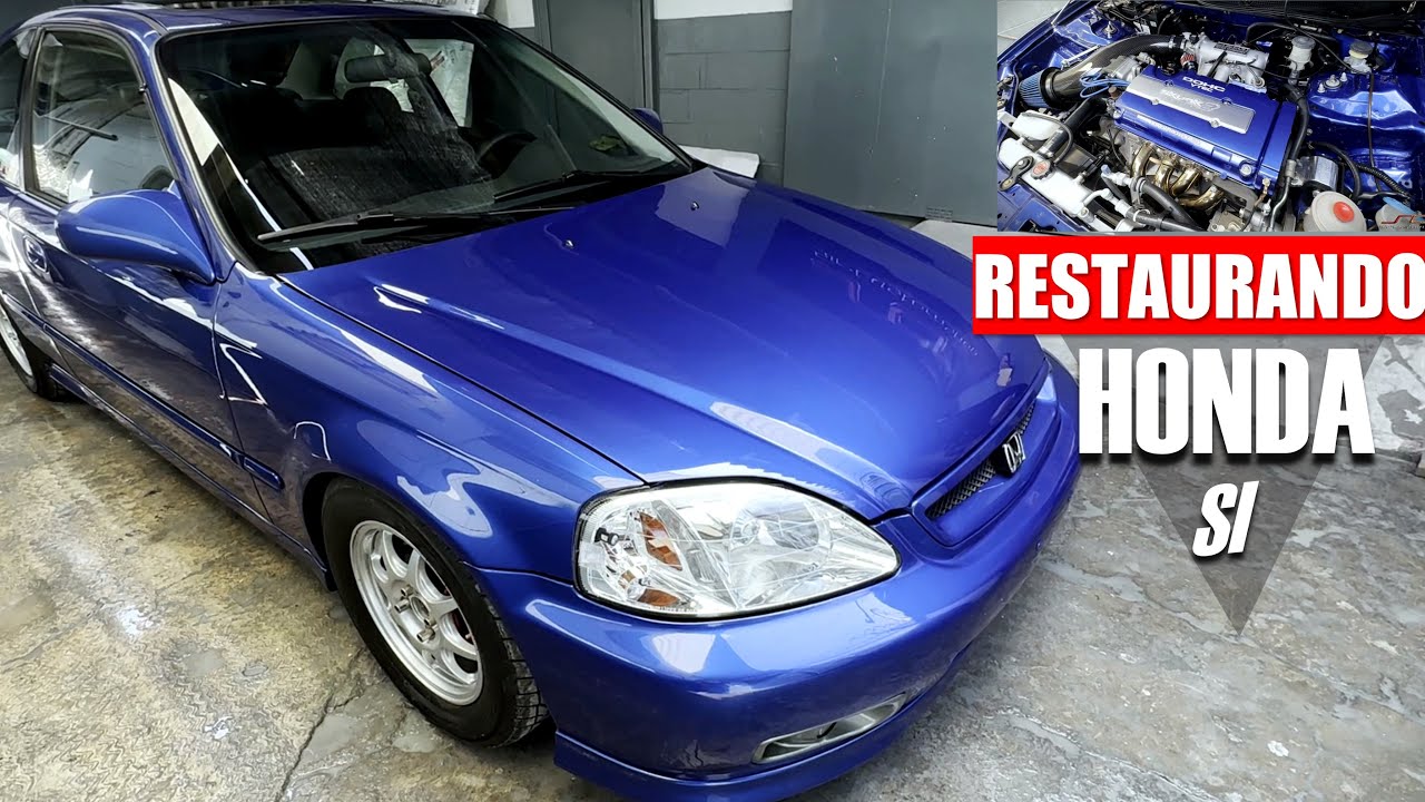 HONDA CIVIC SI EM1 AZUL! SIR CUSTOM SHOP
