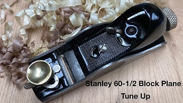 Clean up sharpen and road test a Stanley 60-1/2 Low Angle Block Plane