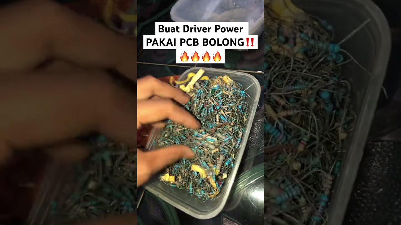 CERDAS‼️ DRIVER POWER RAKITAN PAKAI PCB BOLONG