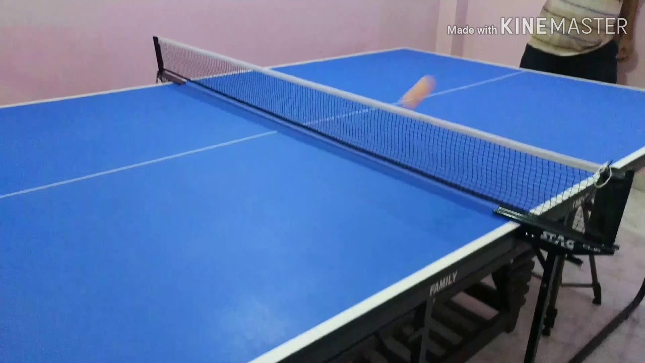 Table Tennis service practice part 5 YouTube