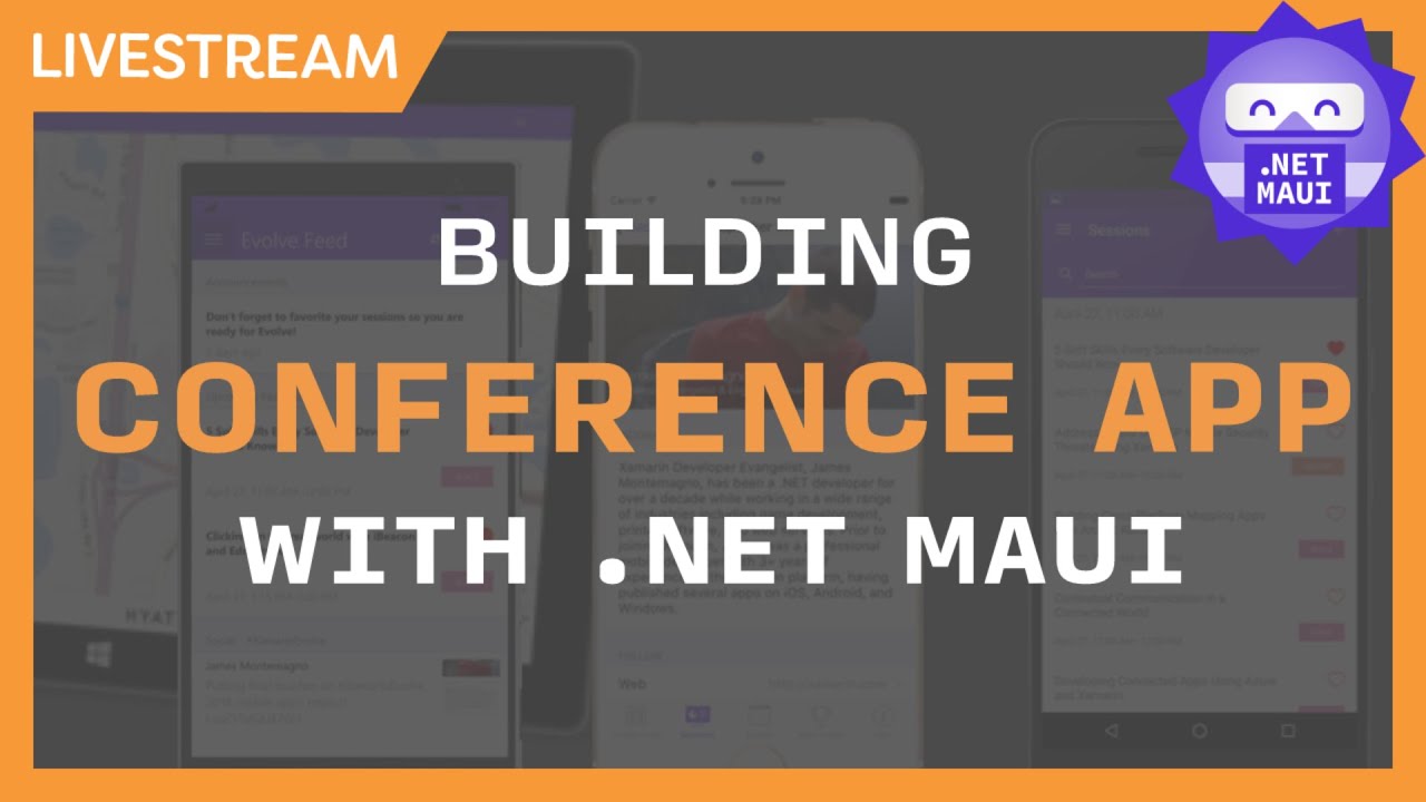 Let's Build a Conference App with .NET MAUI Live! - YouTube