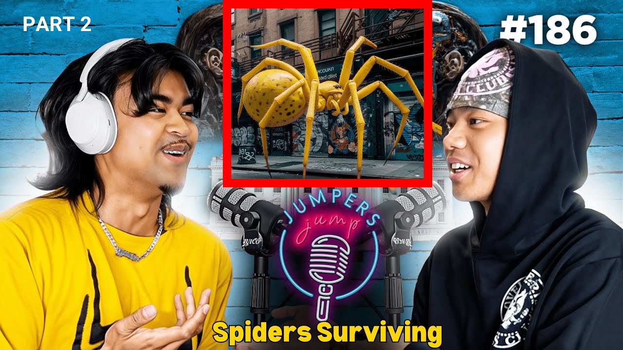 Spiders Surviving Travel Adventures & gratitude - jumpers jump EP.189 Part 2