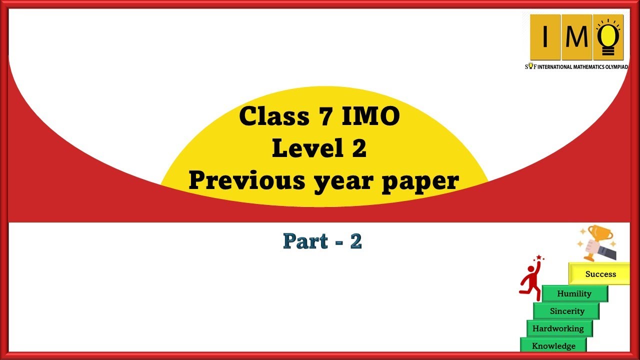 Class 7 IMO Level 2 | Practice questions - Part 2 - YouTube