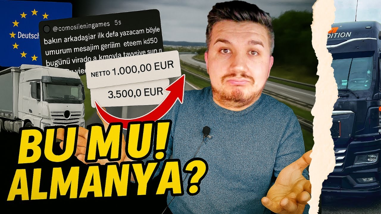 Almanya’da Tır Şoförlüğü Gerçekten Kölelik mi ?