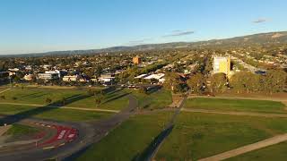 Victoria park aerial vision from drone ...