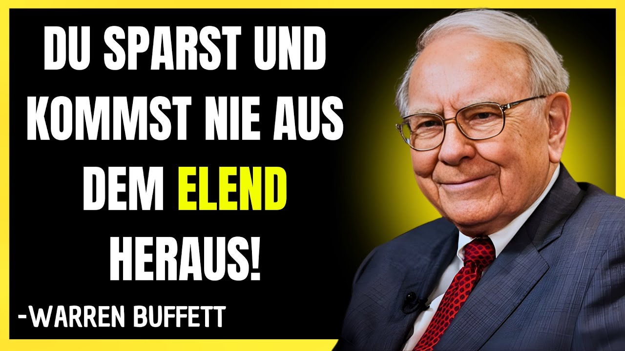 WARREN BUFFETT: Warum Geld zu sparen, ohne zu investieren, dich arm macht