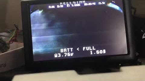 When FPV video noise isn