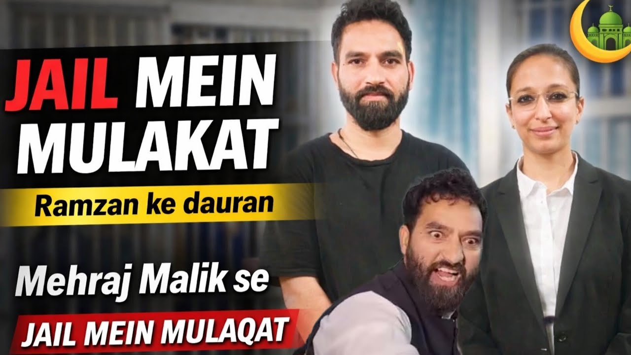 Met Mehraj Malik ji in jail today, during the holy month of Ramzan || Adv Appu Singh Slathia 