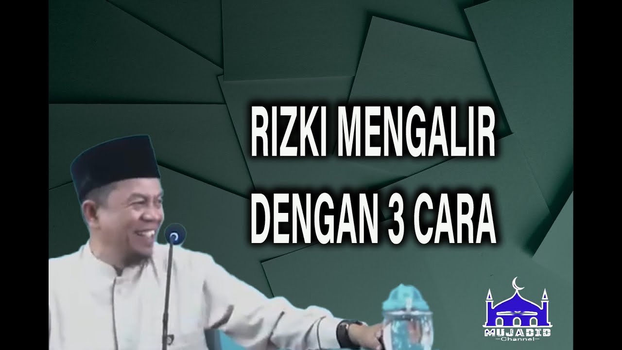 Ustadz Ucu Najmudin M.Pd || 3 cara membuka pintu rizki