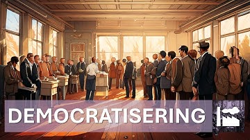 tv8 - Voortschrijdende democratisering met deelname van steeds meer mannen en vrouwen aan...