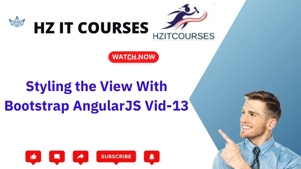 Styling the View With Bootstrap AngularJS Vid-13