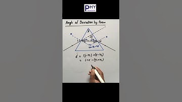 Angle of Deviation Produced by Prism #physics #cbse #neet #jeemains #prism