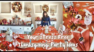 Famous Harvest / Thanksgiving Party Ideas * How To Host A Stress Free Party  Hostess Tips & Napkin Tutorial Net Worth