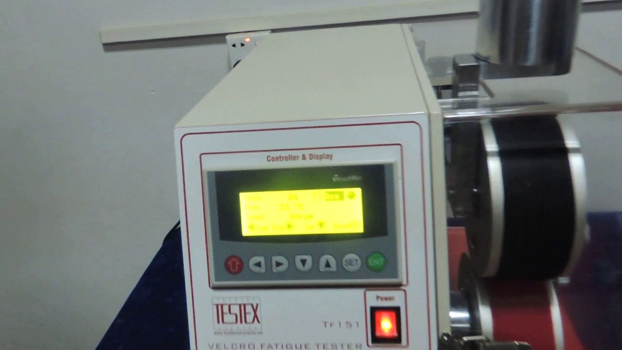 Velcro Fatigue Tester - YouTube
