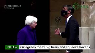 G7 agrees to tax big firms and squeeze havens