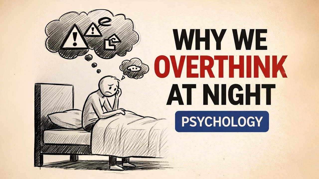 Why We OVERTHINK at Night | Psychology Explain 
