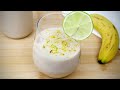 Easy Banana Lassi recipe: 2 minutes refreshing Banana Lassi at home | How to make Banana Lassi
