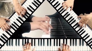 BACH: Concerto for 4 Keyboards (performed by 2 pianists)
