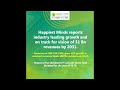 Happiest Minds reports industry leading growth and on track for vision of $1 Bn revenues by 2031.