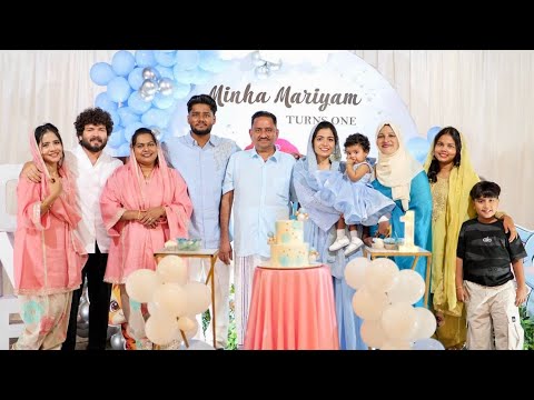 Happy 1st Birthday Minnu Baby 😘🎂🎈 | Birthday Vlog 🥰 | Countless Memories 😍